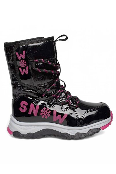 Celira Cizme de zăpadă pentru fete Snw Black Fuji, rezistente la apă, anti-al...