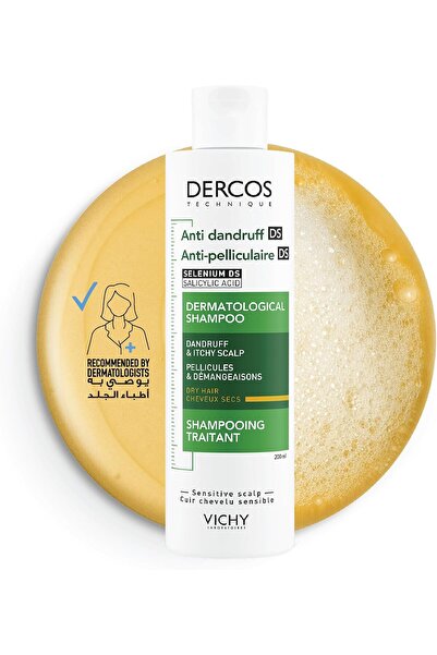 NONAMEE Vichy Dercos Anti-Dandruff Shampoo for Dry Hair