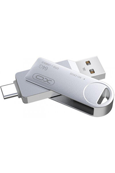 XO Design Memorie Externa USB-A 3.0 / USB-C DK03, 64Gb
