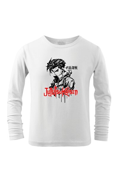 Funny Gift Tricou bluza cu maneca lunga pentru copii Jujutsu Kaisen