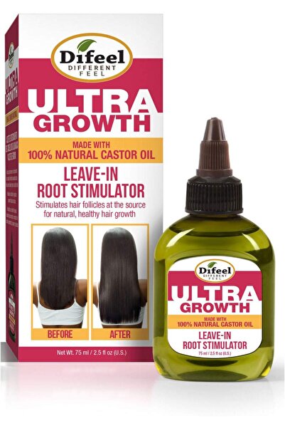 Difeel علاج الشعر الذي لا يحتاج إلى شطف منشط الجذور، 75 مل