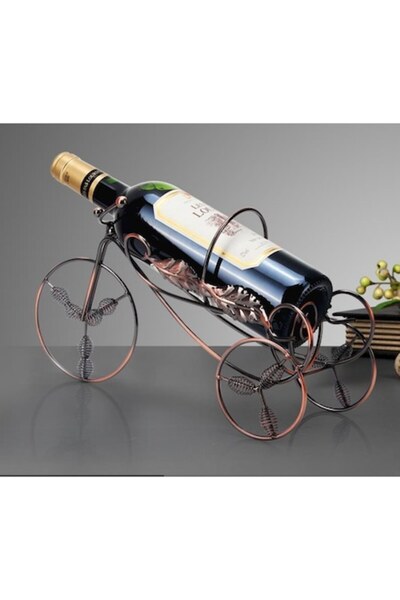 BLA BLA FOAM Tricycle-style wine holder, BLA BLA FOAM®, bronze, decorative, 30x12x20 cm