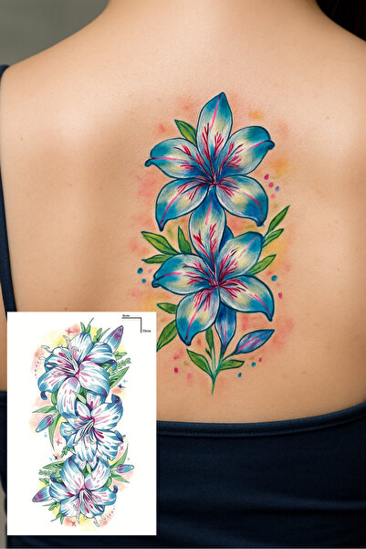 TAKIŞTIR Geçici Çiçek Figürlü Dövme Tattoo