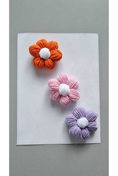 ELYTA Saçsız Bebek Tokası – Yenidoğan Kız Bebek Çıt Çıt Klips Toka (El Örgüsü...