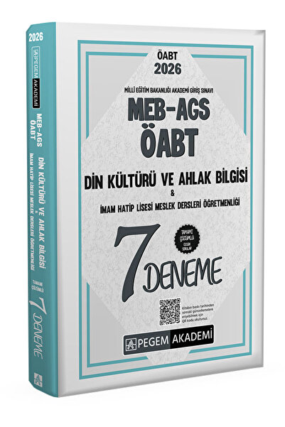 Pegem Akademi Yayıncılık 2026 MEB AGS ÖABT Din Kültürü Ve Ahlak Bilgisi İmam ...