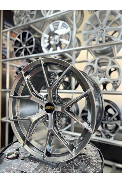 RC 18'' 5x112 BBS Fİ R FORGED HAVA KANALLI HYPER BLACK JANT MODELİ