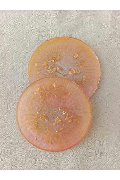 karelim home 2-Piece Coaster Epoxy Stylish Design Special Series