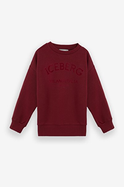 Iceberg BG Store Unisex Κόκκινο Φούτερ