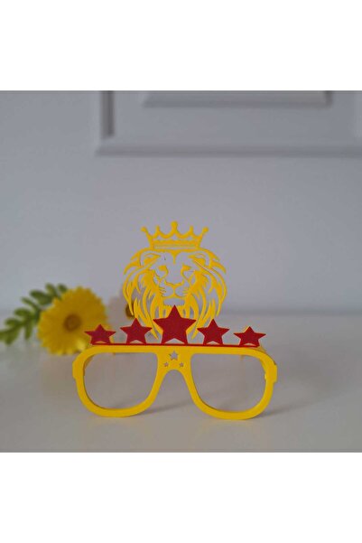 ABİSSE 5 yıldız Aslan Figürlü Taraftar Gözlüğü