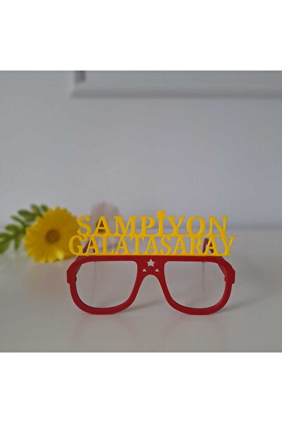 ABİSSE Şampiyon GS Taraftar Gözlüğü Kırmızı