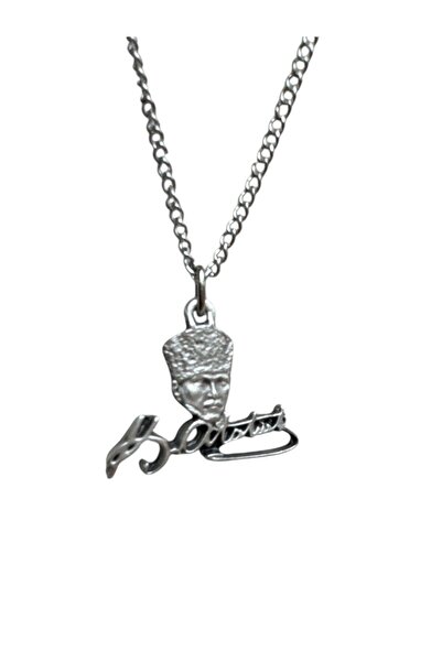 Yuchicly قلادة تمثال كمال أتاتورك وقائد الأسطول