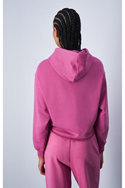 Champion Women's Cropped purple/mauve sweatshirt