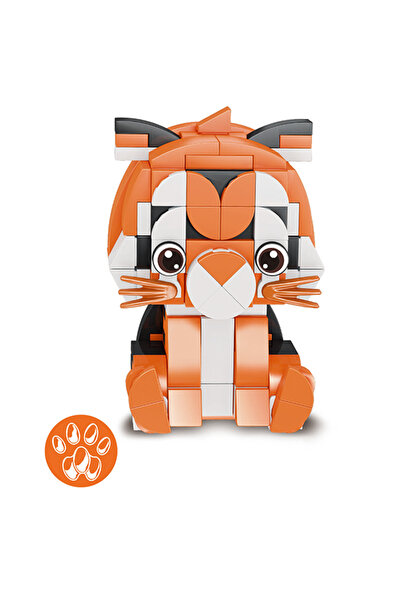 Gokidy Blok Hayvan Figürleri - Kaplan 148 Parça