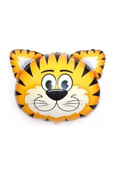 Shop Carnaval Express Balon din folie în formă de cap de tigru gigant, 65 cm