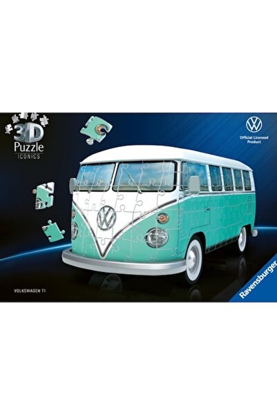 RAVENSBURGER 3D Puzzle Volkswagen T1, 224 pieces, ages 8+