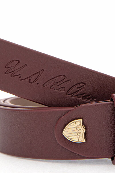 U.S. Polo Assn. Women's Burgundy Belt 50315058-Vr014