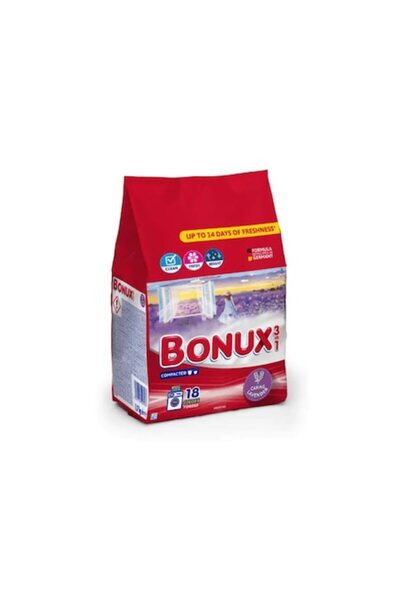 Bonux Detergent de rufe pudră Color Lavandă 18 spălări 1,17 kg