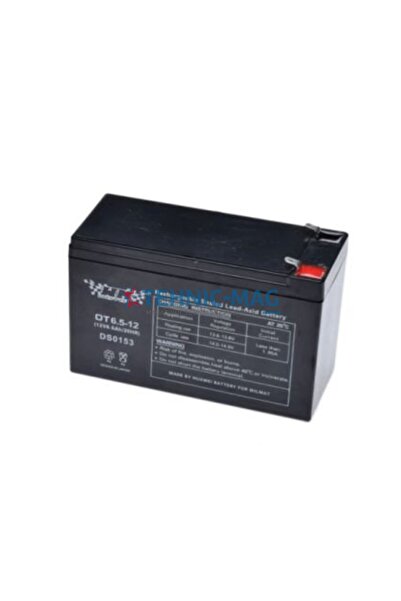 Wilmat Baterie cu gel de 12V 6.2Ah pentru pulverizatoare, jucării și UPS-uri