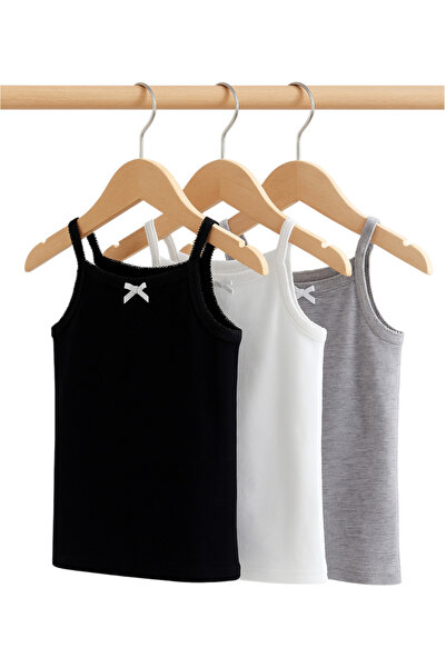 Victor and Jane By Styli Pack of 3 - Girls Cotton Camisoles