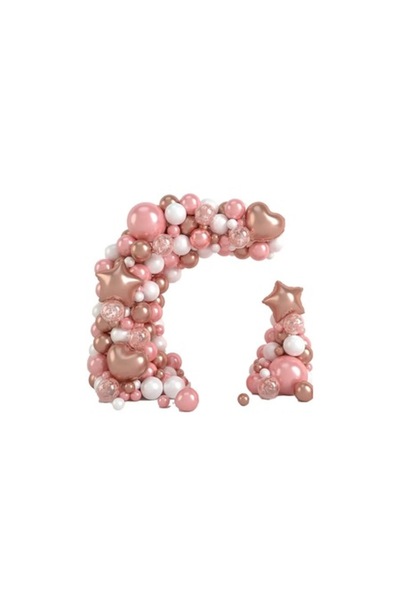 Domi Party & Gifts Set de 57 de baloane și accesorii, steluțe și inimioare au...