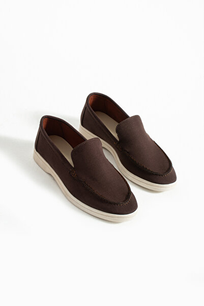Neva'nın Butiği Marna Comfortable Fit Suede Women's Loafer