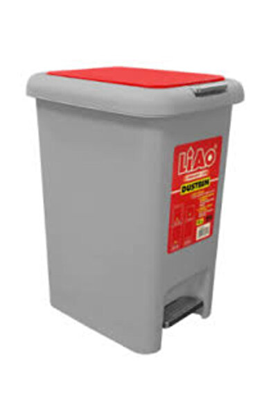 liao T130042 سلة مهملات بلاستيكية سعة 10 لتر، عبوة من 3 قطع - متينة، صغيرة الحجم، سهلة التنظيف بدون استخدام اليدين