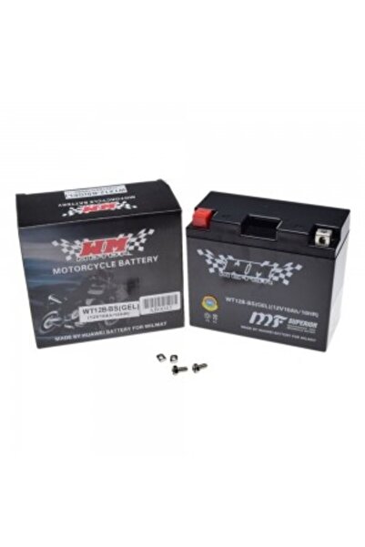 Wilmat Motorcycle/Scooter Battery 12V 10Ah WT 12 B-BS Gel