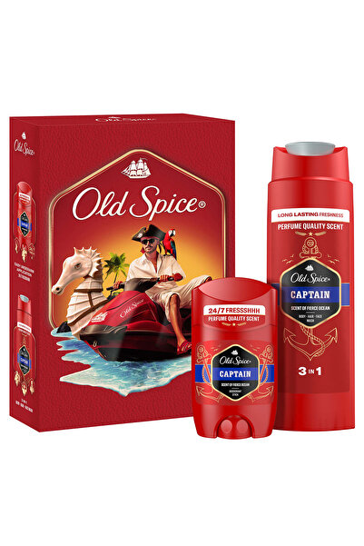 Old Spice Modern Captain Hediye Seti: Deodorant Stick 50 ml + DuşJeli 250 ml