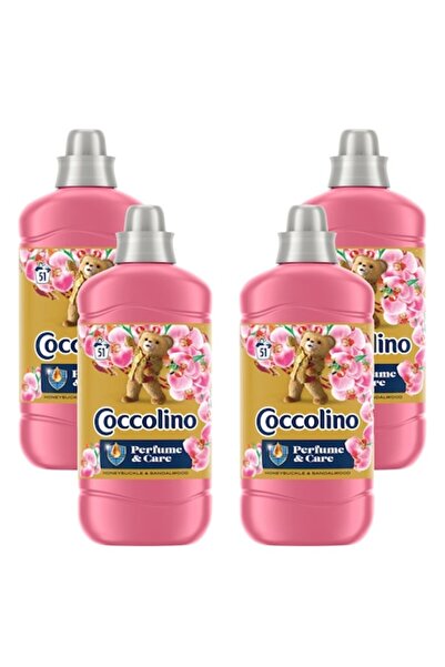 Coccolino Creations Honeysuckle & Sandalwood Fabric Softener Set, 1.275L x 4