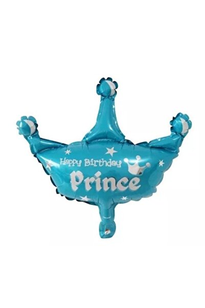 Domi Party & Gifts Happy Birthday Prince foil crown balloon, 60 cm