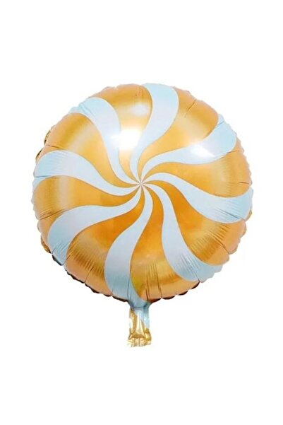 Domi Party & Gifts Candy-shaped foil balloon, yellow, 45 cm