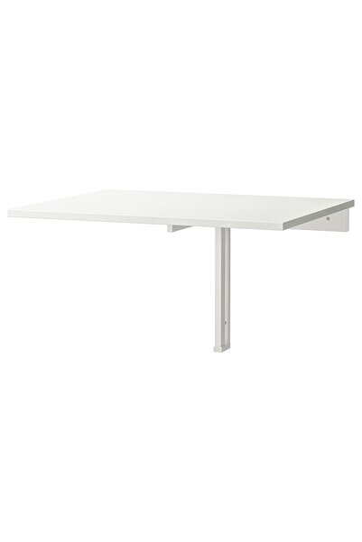 hobiurun Duvara monte masa, beyaz, 2 kişilik, 75x60 cm