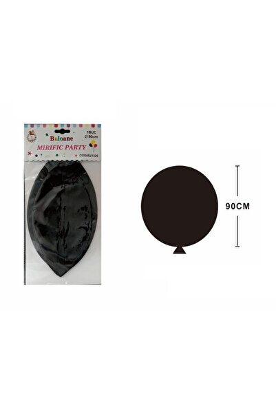 ERMA Smart Balon latex jumbo 90 cm, Negru, WOW SHOP
