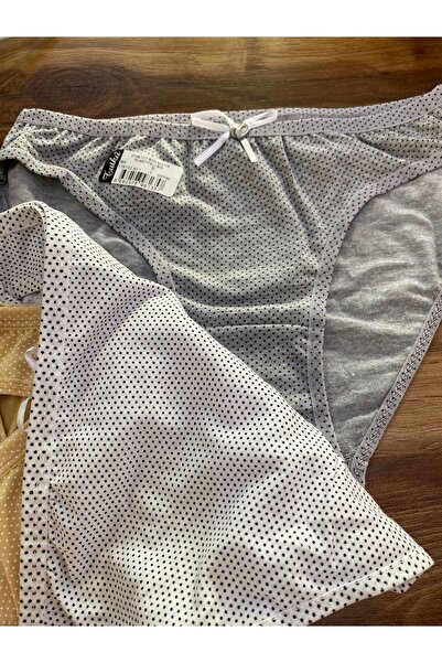 Home 3 lü kadın fiyonklu külot