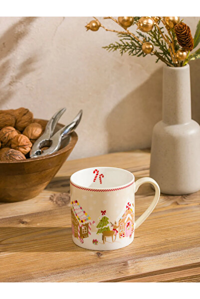 LC Waikiki Lcw Home Mixed Printed Porcelain Mug 320 ml