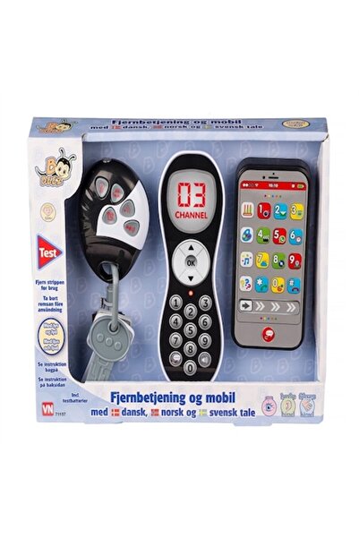Baby Einstein Set of 3 Interactive Toys for Toddlers, Car Keys, Remote Control & Mobile