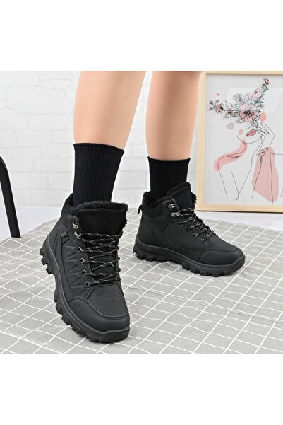 Tmall Γυναικείες μπότες, κατασκευασμένες από δέρμα με επένδυση από σουέτ, GD1...