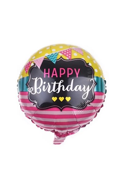 Domi Party & Gifts Balon folie „La mulți ani”, fanioane, 45 cm