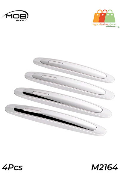 Mob ملصقات حماية عاكسة للسيارة M2164 - 4 قطع واقي باب مضاد للتصادم، سهل التركيب