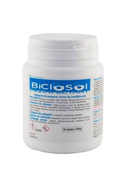 Biclosol Chloramine Effervescent Disinfectant, 60 Tablets