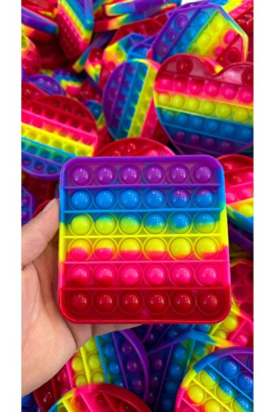 Bilal Toys لعبة فيدجيت بوب الحسية الخاصة لتخفيف التوتر العقلي، مربعة الشكل بأ...