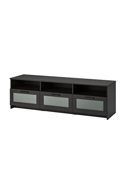 tv sehpası, siyah, 180x53 cm
