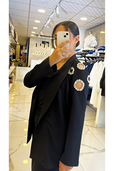 Vosse Mianotte Siyah Taş Detaylı Takım