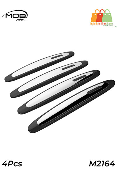 Mob ملصقات حماية عاكسة للسيارة M2164 - 4 قطع واقي باب مضاد للتصادم، سهل التركيب