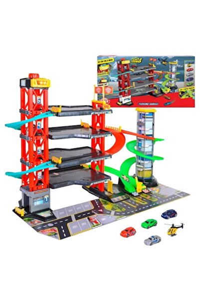 Simba Multi-Level Interactive Garage, Simba, Dickie Toys, + Cars, 3+, Multicolor