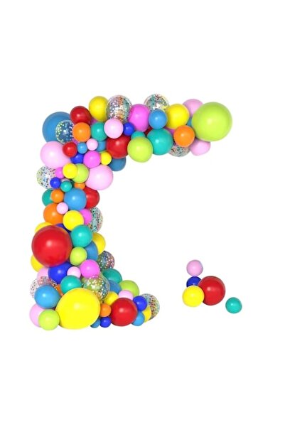 Domi Party & Gifts Set de 146 de baloane, WOW SHOP, latex, multicolore