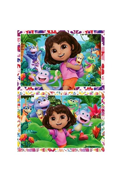 RAVENSBURGER Dora 2D children's puzzle, 2x24 pieces, multicolor