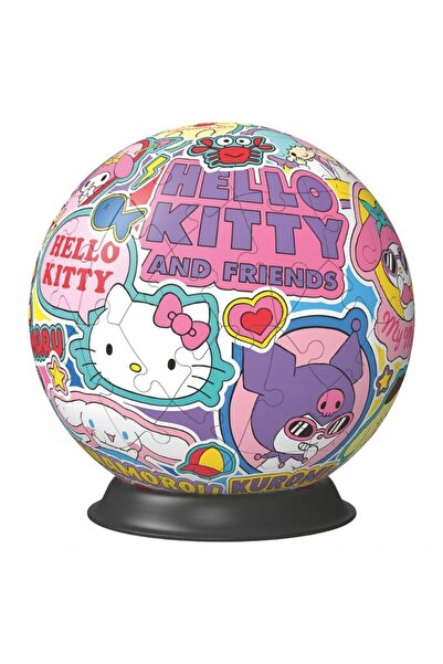 RAVENSBURGER Set Puzzle 3D Hello Kitty, Ravensburger, 72 Piese