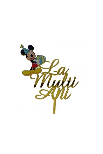 Domi Party & Gifts Decor tort Mickey Mouse „La mulți ani” - Wow Shop