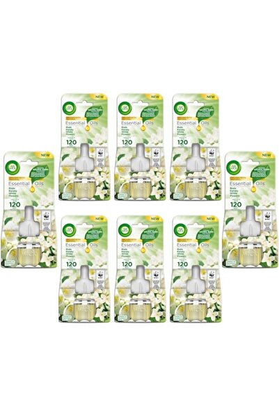 Air Wick Set de rezerve electrice, Flori albe, 8 x 19 ml